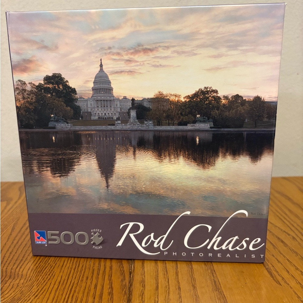 Puzzle Rod Chase Photorealist 500 Piece We the People  19” x 14” Factory Sealed